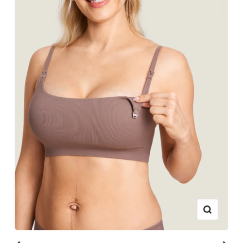 Ribbed Scoop Nursing Bralette