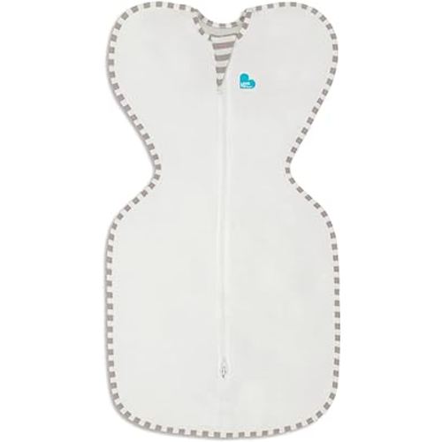 Love to Dream Organic Swaddle, Baby Sleep Sack, Swaddle Up Self-Soothing Swaddles for Newborns, Get Longer Sleep, Snug Fit Helps Calm Startle Reflex, 1.0 TOG Sleep Sack, 13-18.5lbs, Cream