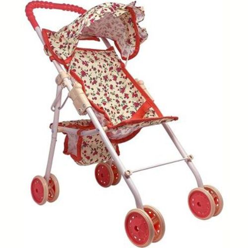 The New York Doll Collection Baby Doll Stroller My First Toy Stroller Floral