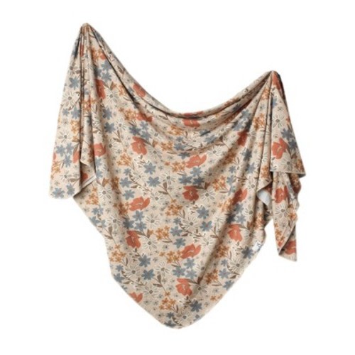 Copper Pearl Bloom Knit Swaddle Blanket - Eden