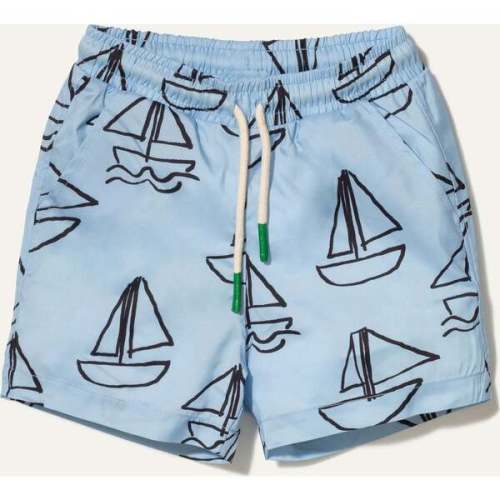 Recycled Swim Sailboats Baby Swim Trunk - Mon Coeur | Maisonette