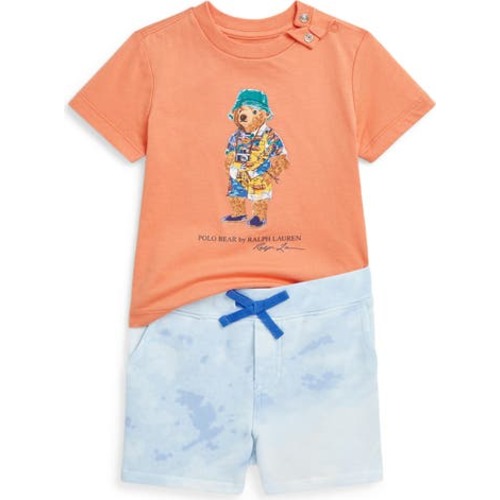 Polo Bear Jersey T-Shirt & Terry Short Set, 9M