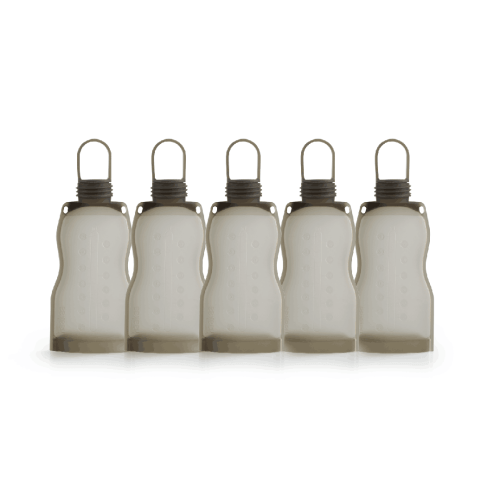 Haakaa Silicone Milk Storage Bag, Food Grade Silicone, BPA Free, 9 oz, 260 ml (5 Count)