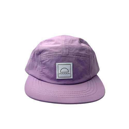 Five-panel cap in Lavender
