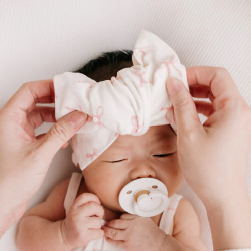 Oversized Topknot | Pink Bows