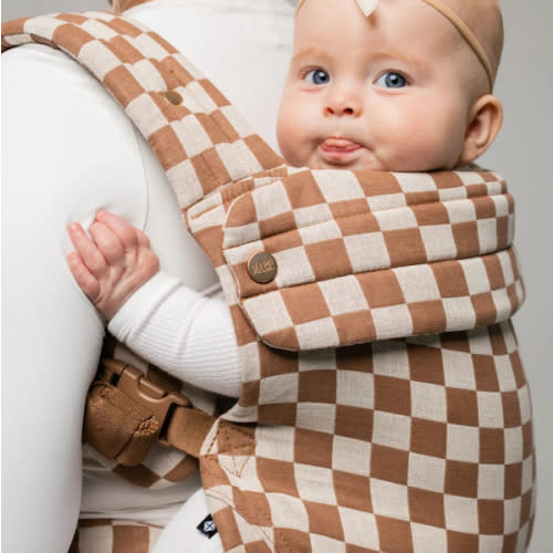 The Monarch Carrier - Mocha Check – Mabē