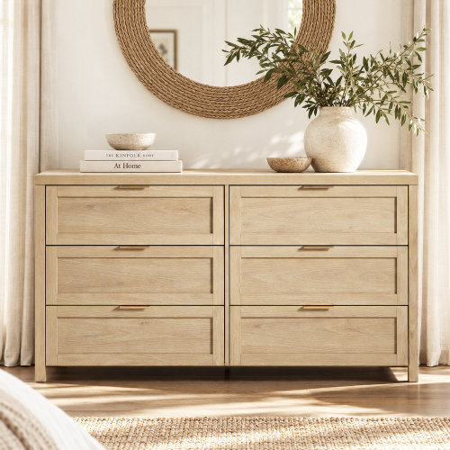 Ebern Designs Allenside 60'' W 6-Drawer Dresser | Wayfair