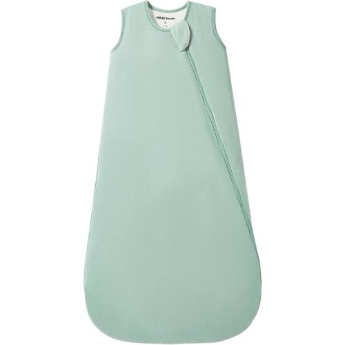 1.0 Tog Baby Sleep Sack, Wearable Blanket for Infants & Toddlers, Bamboo Rayon, 2-Way Zipper, Sleeping Bag for Newborn Babies, Lightweight for Spring & Autumn,Sage,M