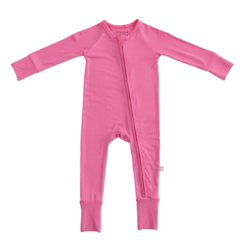 Bumbunny Baby | Convertible Footed Romper in Watermelon