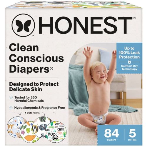 The Honest Company Clean Conscious Disposable Diapers - (Select Size and Pattern)