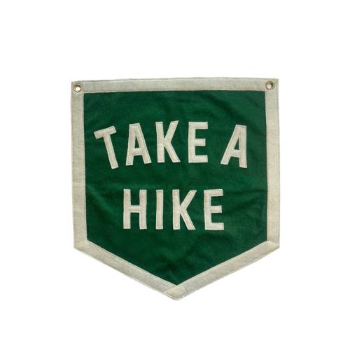 Take A Hike Banner Pennant