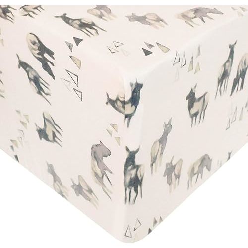 Copper Pearl Premium Knit Baby Crib Sheets for Boys and Girls : Breathable and Soft, Fitted Crib Sheets for Standard Baby Mattresses, Crib Sheet for Baby Registry or Shower Gift, Cody - Crib
