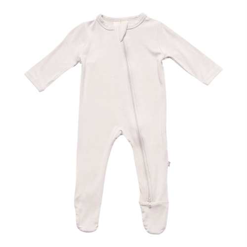 Zippered Footie in Oat