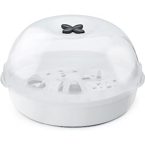 NUK Micro Express Microwave Baby Bottle and Accessory Sterilizer, a Fast & Effective Sterilization, Using Natural Steam