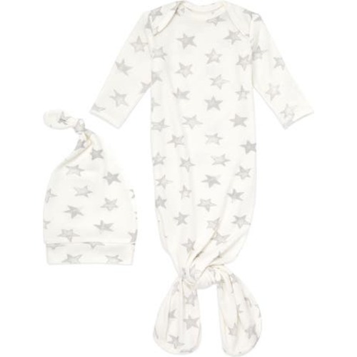 Snuggle Knit Gown & Hat Set, Newborn