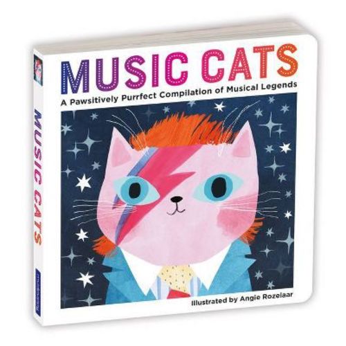 Music Cats Board Book - by Mudpuppy