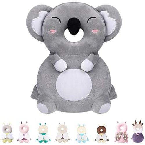 Baby Head Protector Backpack for Falling Crawling and Walking Toddler Essentials Harness Infant Koala Toys Helmets Baby Lover Gifts for 0.5-3 Years 6-12 Months