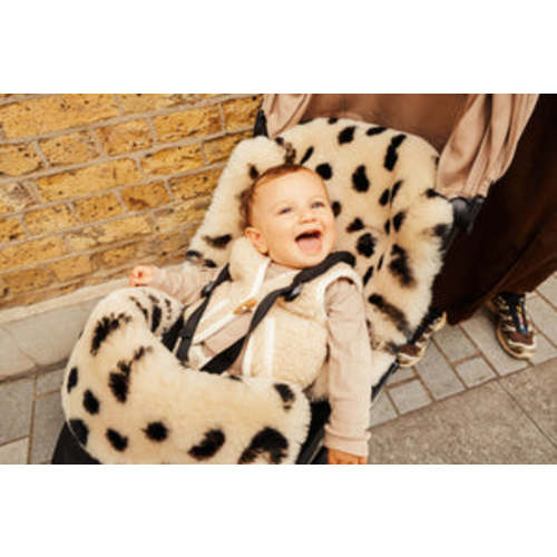 BINIBAMBA Milk Merino Sheepskin Puffmuff