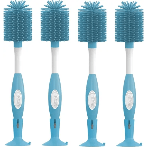 Dr. Brown's Soft Touch Bottle Brush, Blue (Pack of 4)