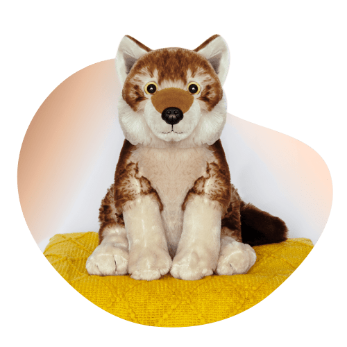 Wolf Tracking Plush | The Scout Plush | Fahlo