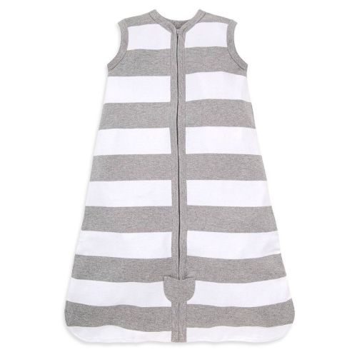 Burt's Bees Baby® Beekeeper Wearable Blanket Organic Cotton - Rugby Stripes Gray S