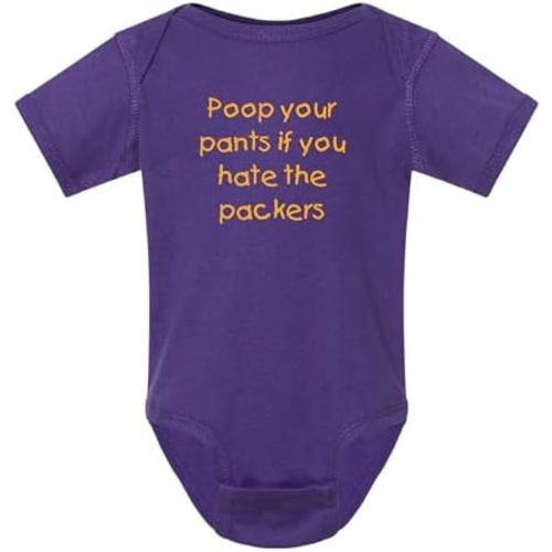 Campus Originals Vikings Fan Baby Bodysuit - Purple