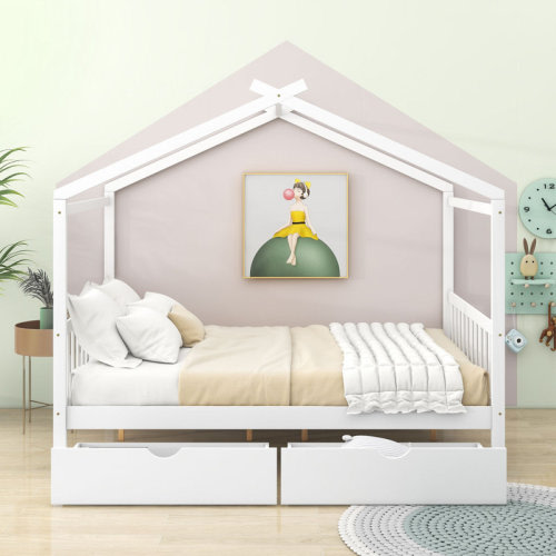 Harper Orchard Tangerine Full 2 Drawer Platform Bed by Harper Orchard & Reviews | Wayfair