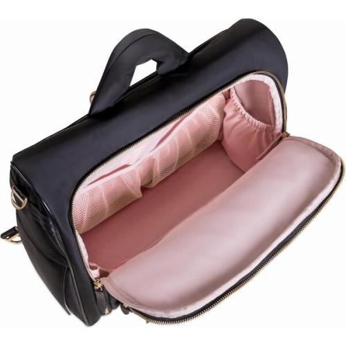 Satchel 14-Compartment Diaper Bag, Black - JuJuBe | Maisonette