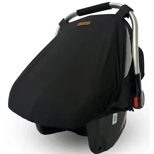 Car Seat Sun Shade Covers for Babies - All-in-1 Car-seat-Covers Canopy with Privacy Sun Shade & Bug Net Windproof & Waterproof Protects Newborn Baby from UV Rays, Rains,Dust,Insects Carseat Covers
