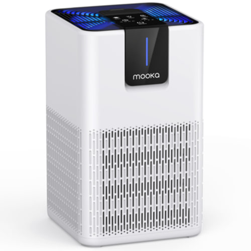 Nordic Hygge Air Purifiers for Home Large Room up to 1250 sq. ft. with H13 True HEPA Air Filter and Aromatherapy Function, White