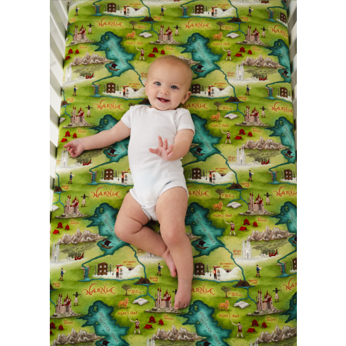 The Chronicles of Narnia® Bamboo Crib Sheet – Little Crowns & Capes
