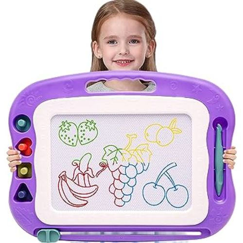 Magnetic Drawing Board,Toddler Toys for Girls Boys 3 Year Old Gifts,Magnetic Doodle Board for Kids,Large Etch Magnet Sketch Doodle Pad Christmas Easter Valentines Day Gifts for Kids