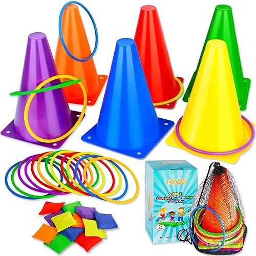 Eocolz 3 in 1 Carnival Games Set