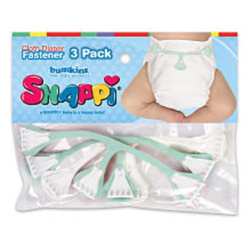 s Bumkins Snappi Cloth Diaper Fastener 3 Pack