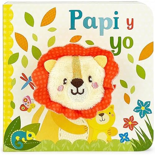 Daddy And Me / Papi y Yo Spanish Language Children's Finger Puppet Board Book, Ages 1-4 (en español) (Spanish Edition) Board book – April 25, 2022