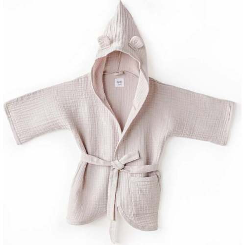 Muslin Home Bathrobe, Beige - Andy Wawa | Maisonette