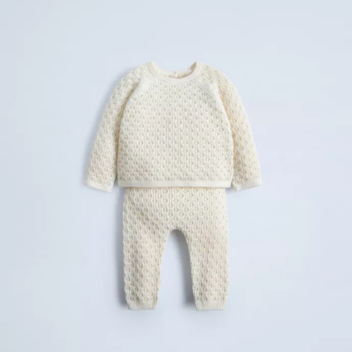 SILK COTTON KNIT SET - Ecru | ZARA United States