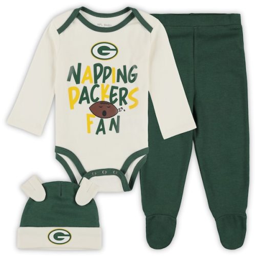 Green Bay Packers Outerstuff Infant Little Champ Three-Piece Set