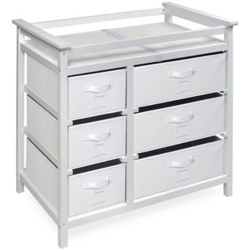 Modern Baby Changing Table with Six Baskets