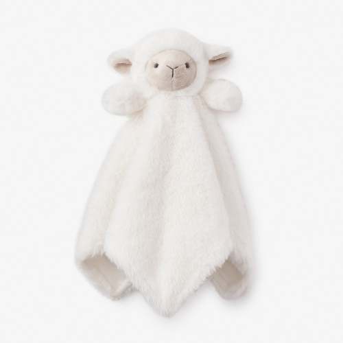 Plush Lamb Baby Security Blanket – Elegant Baby