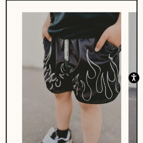 Heater Mesh Shorts Black