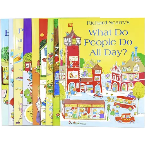 Richard Scarrys Best Collection Ever! 10 books collection. What do people do all day?... and other stories.