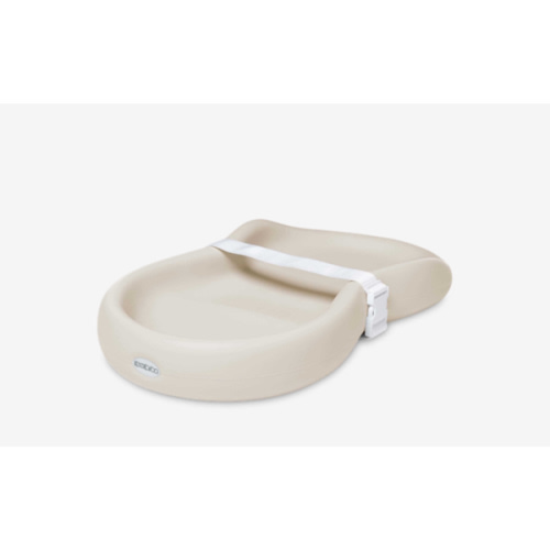 Keekaroo Peanut Changer Baby Vanilla– The Original Made in USA Easy-to-Clean Changing pad and The only Shell Over Foam, Fully Water Repellant