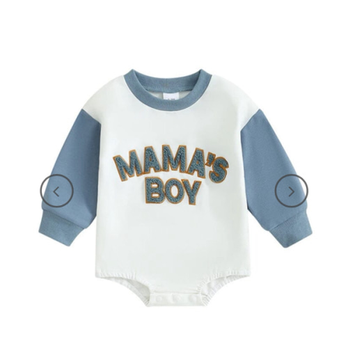 Baby Long Sleeve Mama's Boy Bodysuit – The Trendy Toddlers