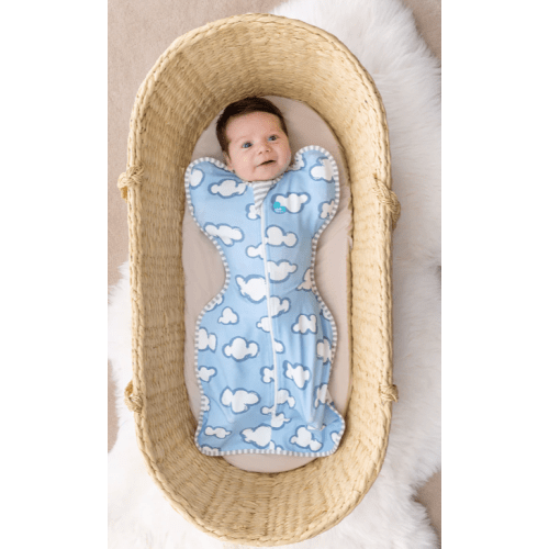 Swaddle Dusty Blue Daydream (Size Small)