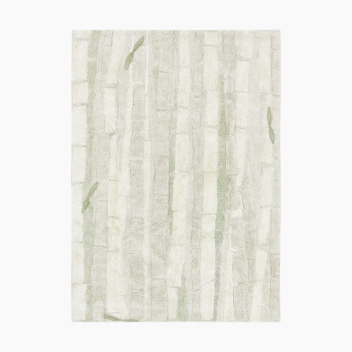 Lorena Canals Bamboo Washable Rug - Olive, 4' 7" X 6' 7"