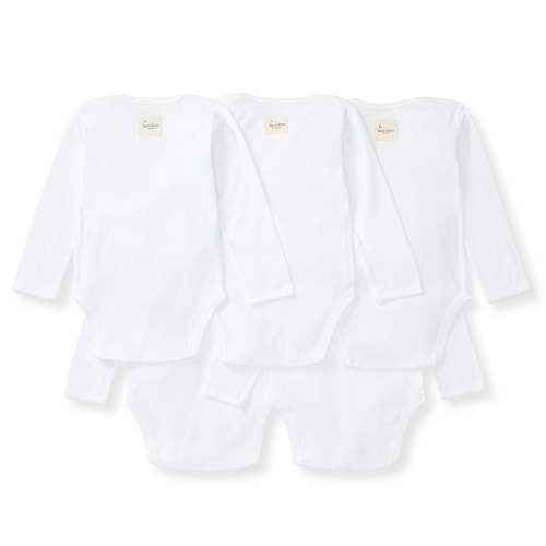 0-3M Bee Essentials Organic Long Sleeve Baby Bodysuit 5 Pack – Burt's Bees Baby