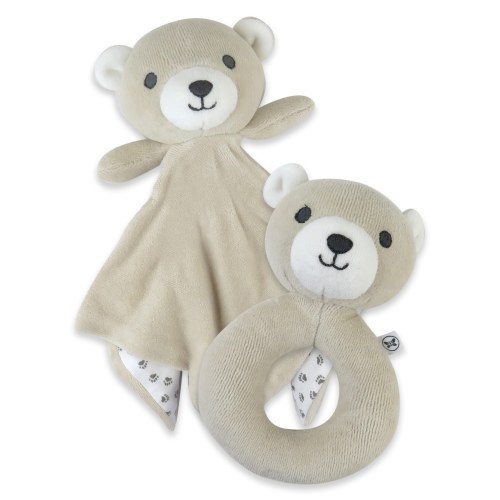 Honest Baby Lovey And Rattle