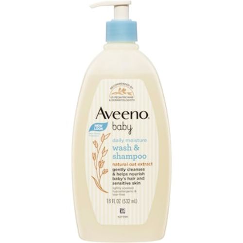 Aveeno Baby Daily Moisture Light Scent Sensitive Wash & Shampoo 532mL | Woolworths