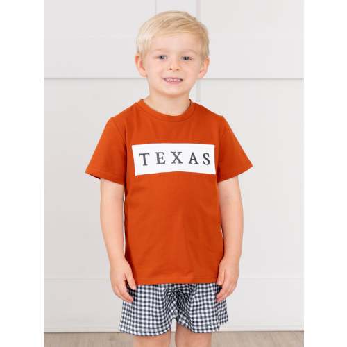 Texas Smocked Gingham Outfit